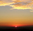 Sunset from Turkey Creek Overlook October 2003.